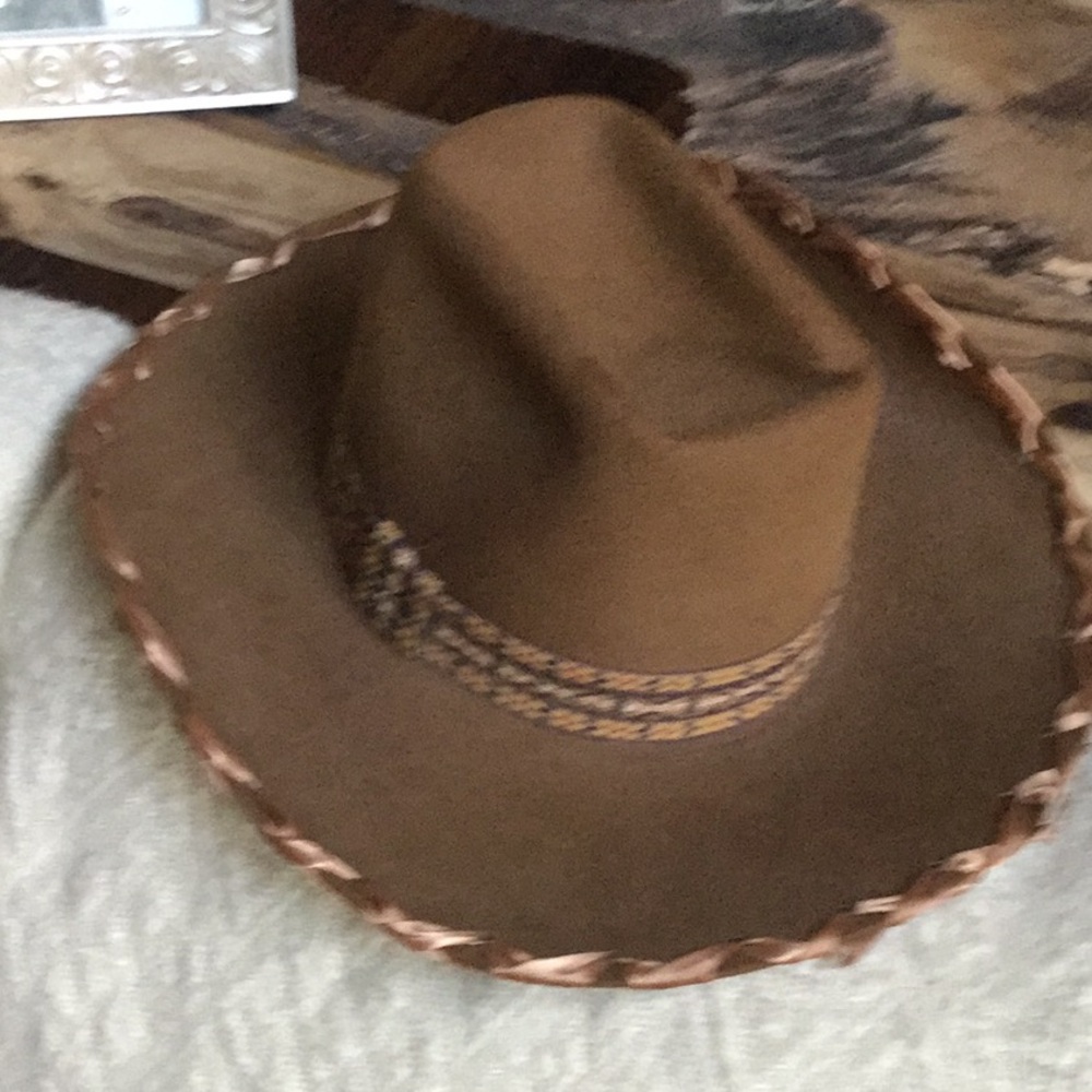 Vintage cowboy cowgirl hat boho Coachella festival farmer’s market repurpose - Picture 12 of 13